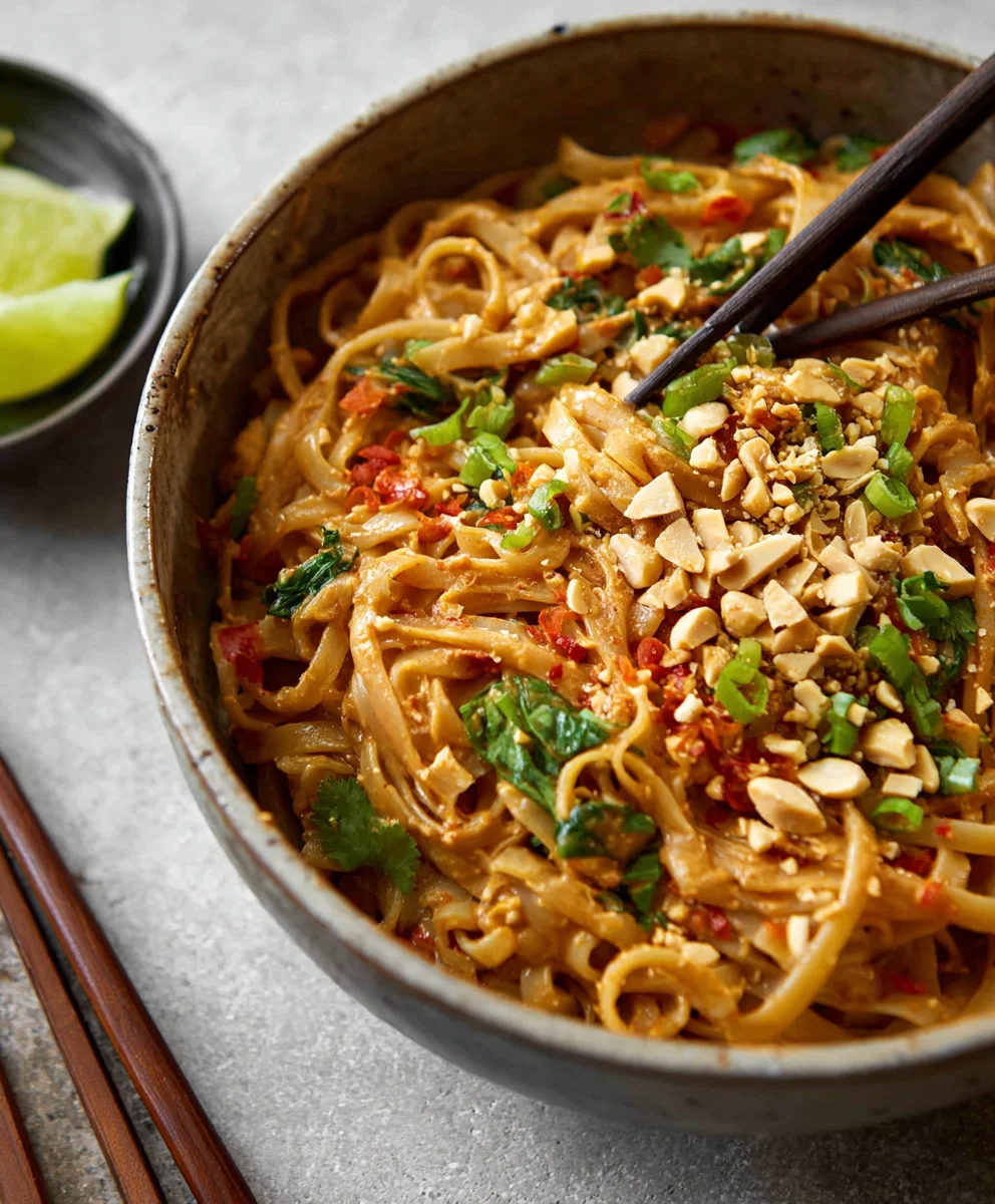 Spicy Peanut Butter Noodles - Quick & Easy Recipe