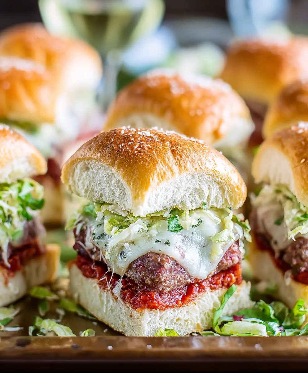 Beef Italian Grinder Sliders- Easy & Delicious