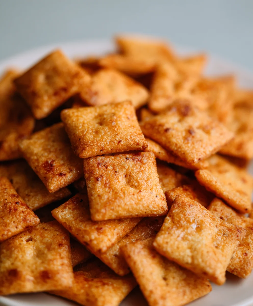 Homemade Sourdough Cheez-Its- Easy Snack Recipe