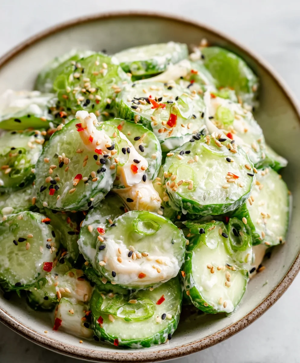 Easy California Roll Cucumber Salad Recipe