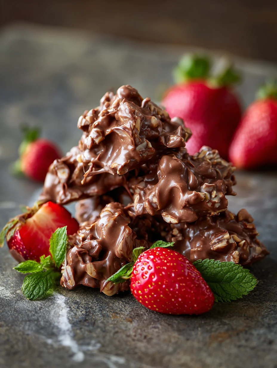 Viral Chocolate Strawberry Yogurt Clusters Easy Recipe