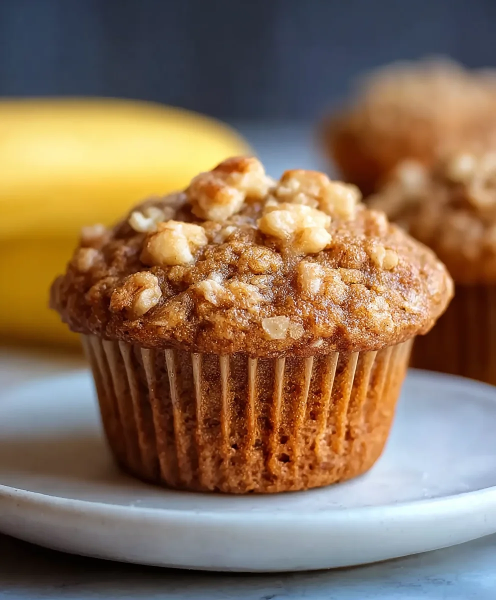 Healthy Banana Oatmeal Muffins-Easy & Delicious