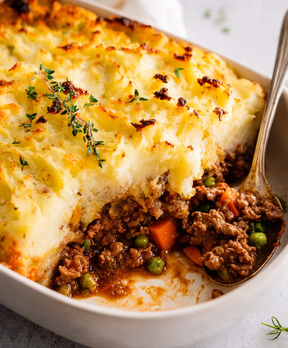 Hearty Beef Shepherd's Pie-Comforting Classic Recipe