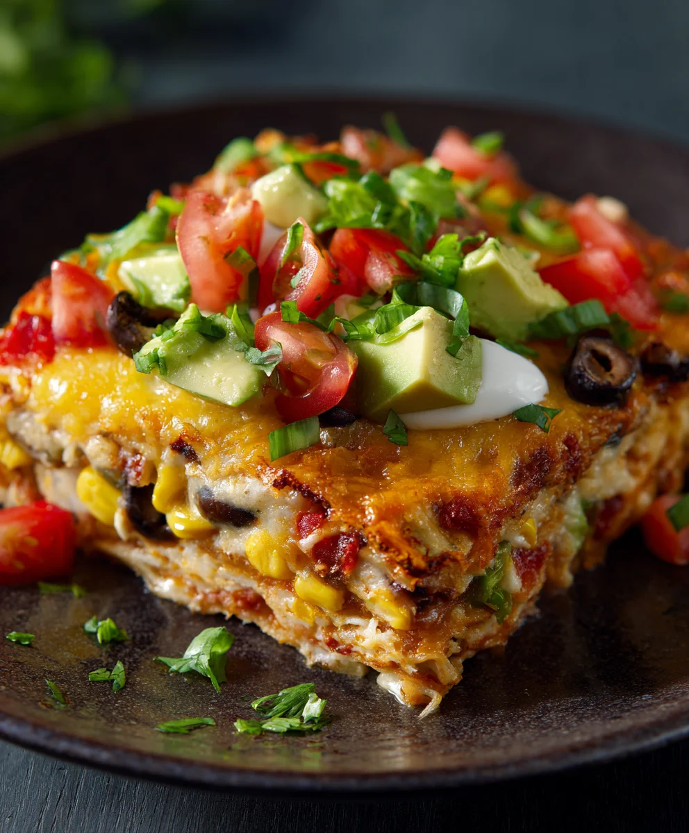 Delicious Veggie Mexican Lasagna - Easy & Flavorful