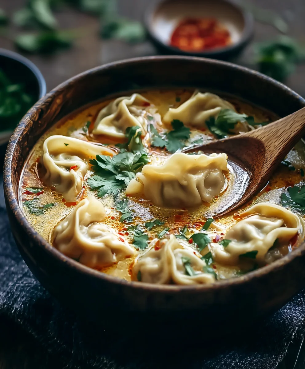 Comforting Beef Potsticker Soup - Cozy Night Recipe