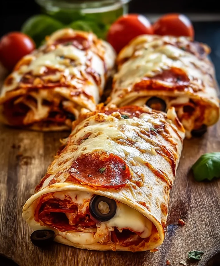 Easy Baked Pizza Wraps- Quick & Delicious Meal