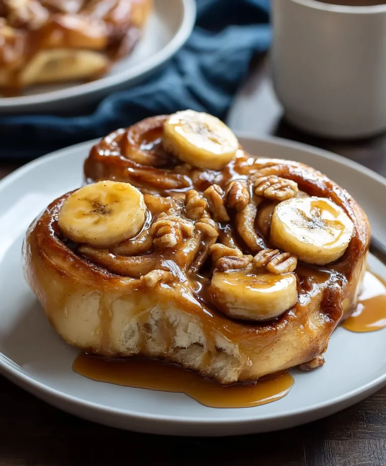 Bananas Foster Cinnamon Rolls – Best Dessert Ever
