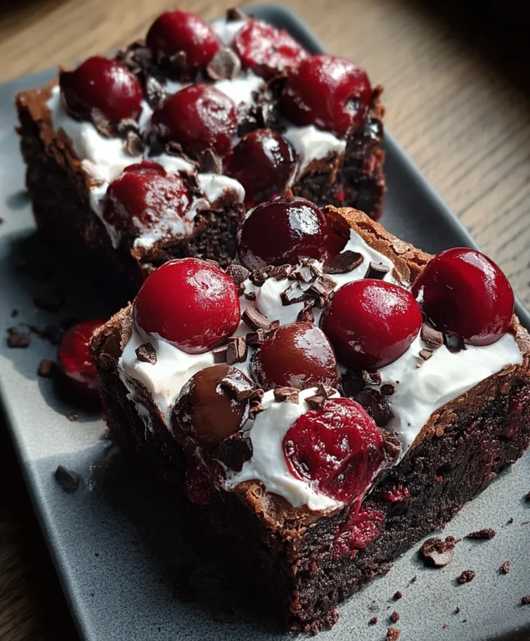 Small-Batch Black Forest Brownies-Easy Decadent Treat