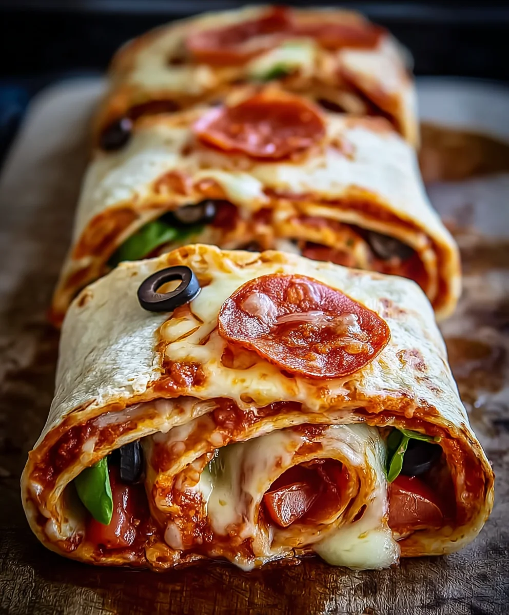 Easy Baked Pizza Wraps- Quick & Delicious Meal