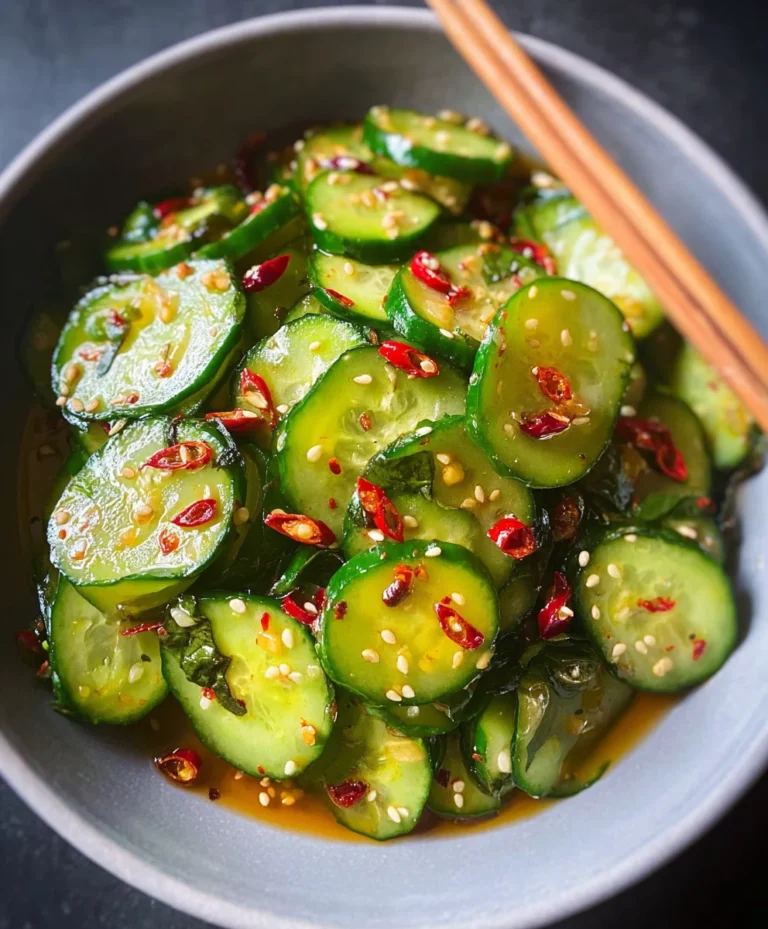 Easy Asian Cucumber Salad- Quick & Refreshing Recipe