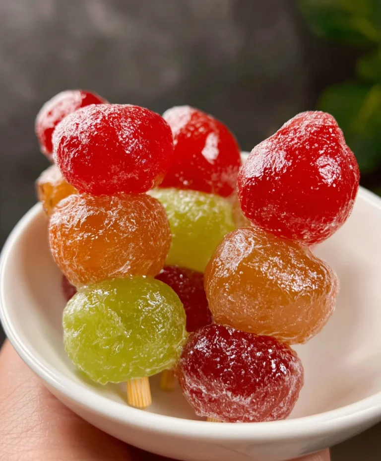 Easy Tanghulu Recipe – Sweet Candied Fruit Skewers