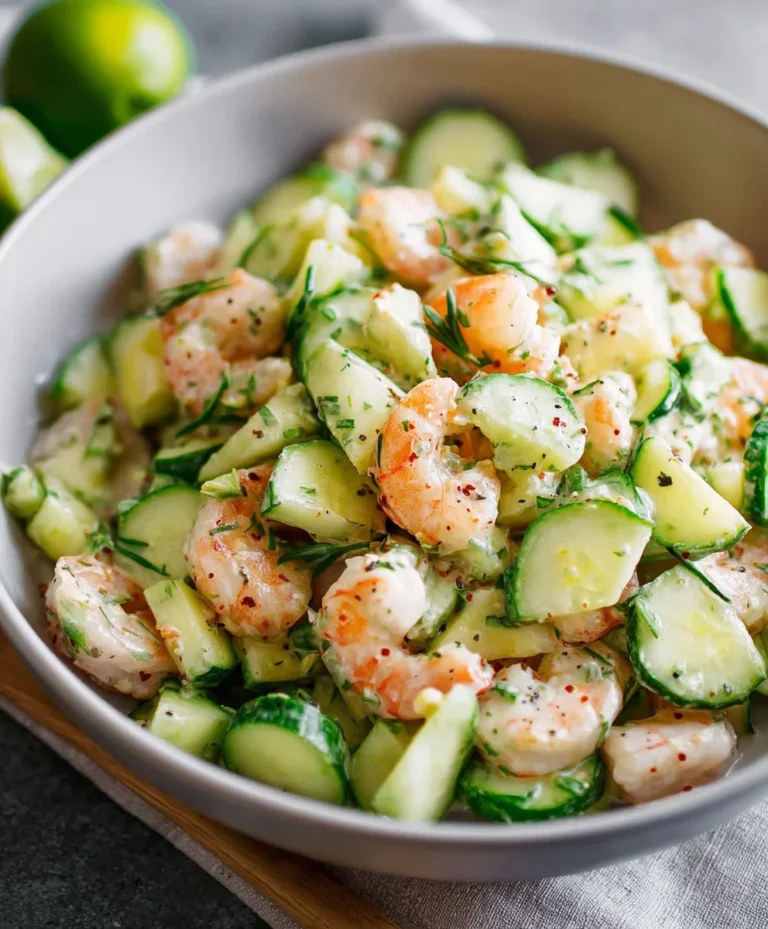 Refreshing Cucumber Shrimp Salad – Easy Summer Meal
