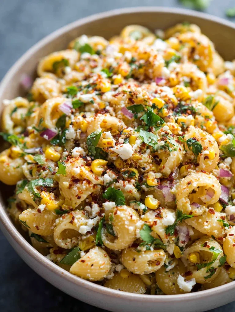 Mexican Street Corn Pasta Salad Recipe