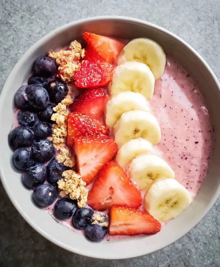 Quick Fruit Smoothie Bowl Greek Yogurt Recipe