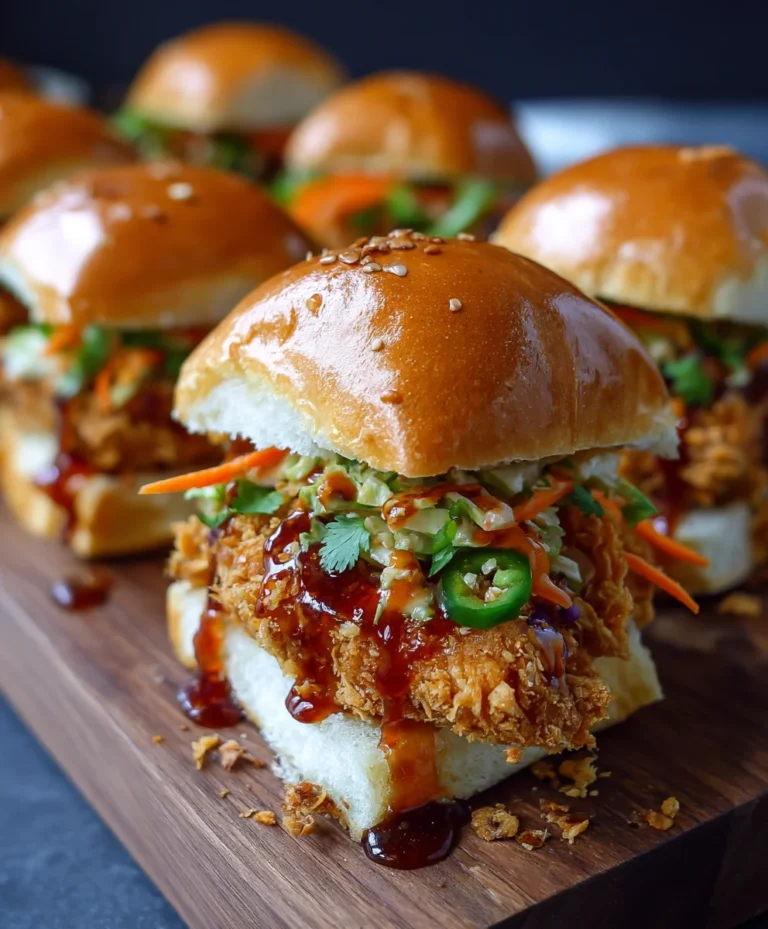 Easy Bang Bang Chicken Sliders Quick Recipe