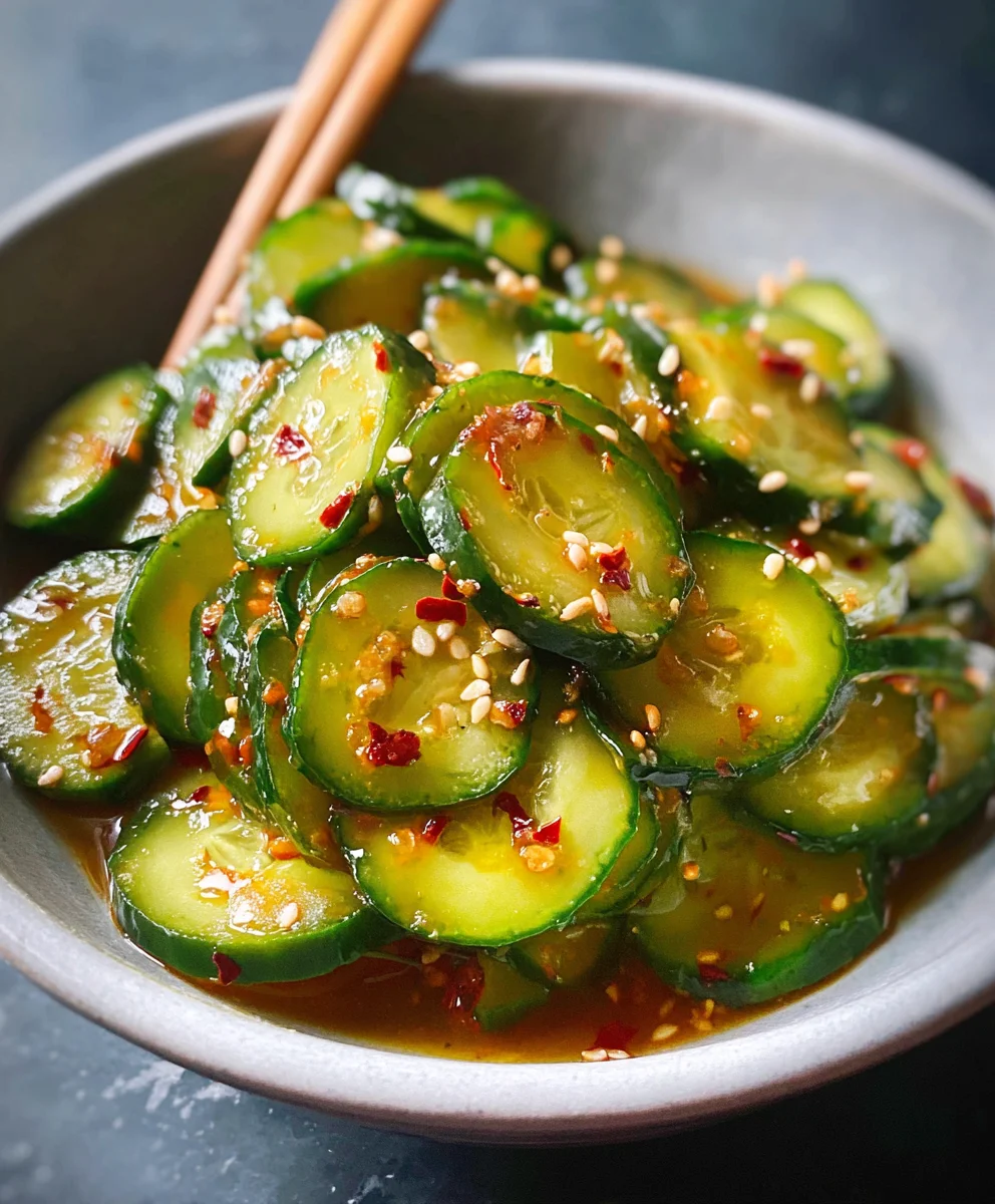 Easy Asian Cucumber Salad- Quick & Refreshing Recipe