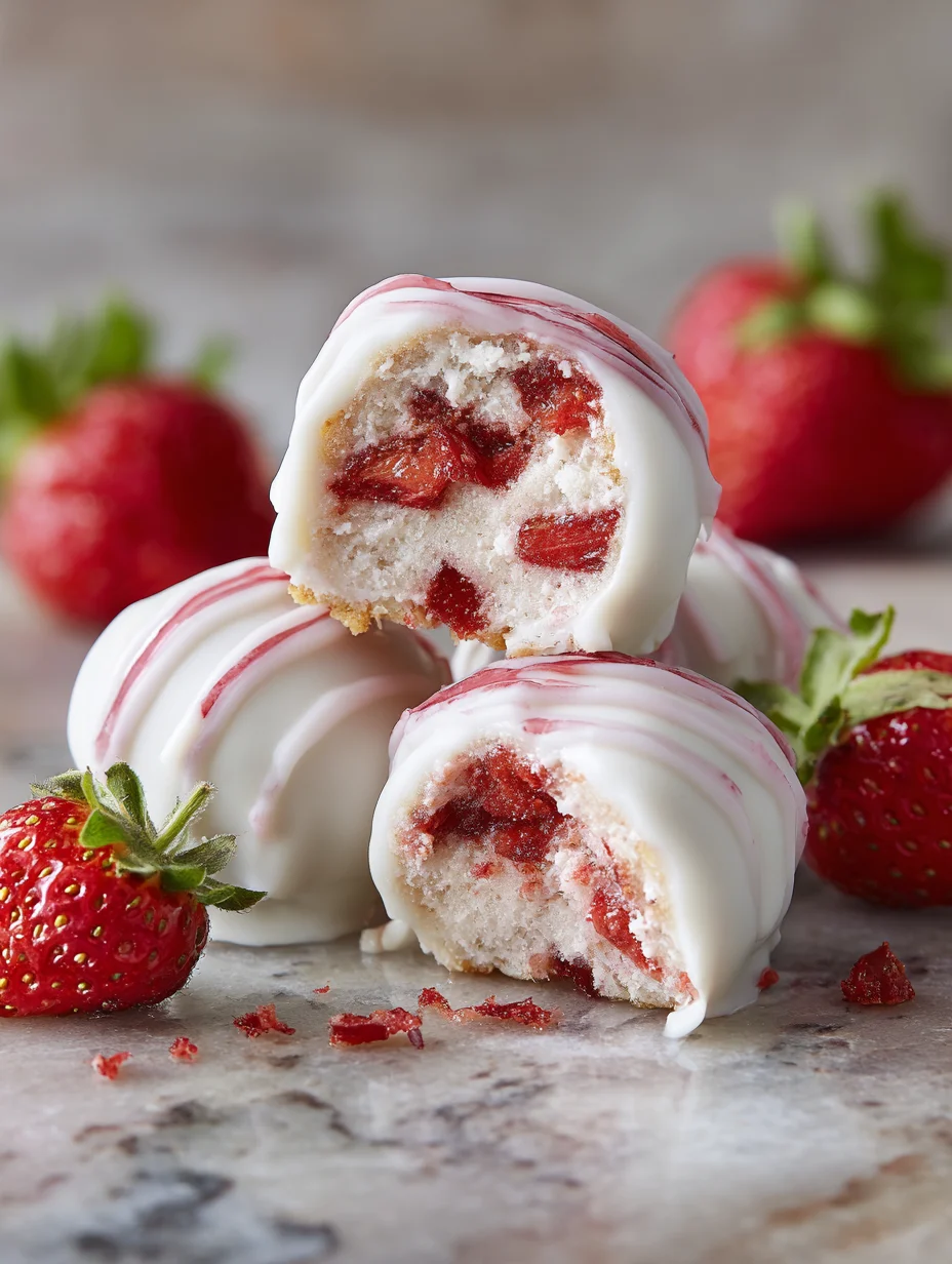 Easy Strawberry Yogurt Bites Healthy Dessert