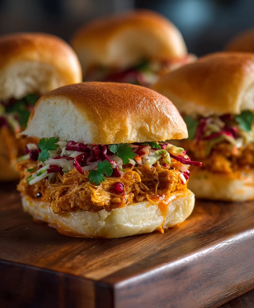 Easy Bang Bang Chicken Sliders Quick Recipe
