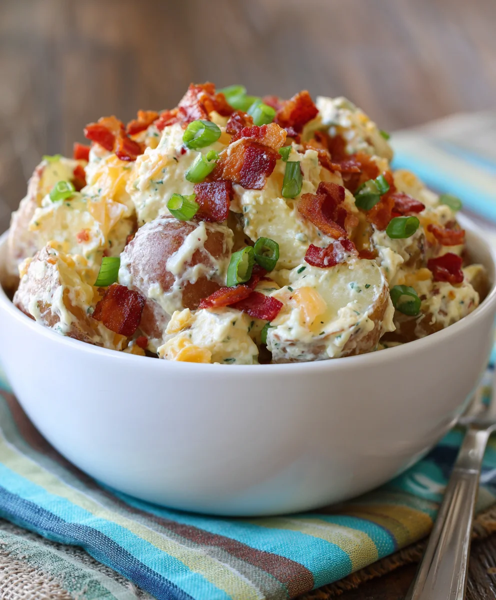 Loaded Beef Baked Potato Salad Canyon Cookout