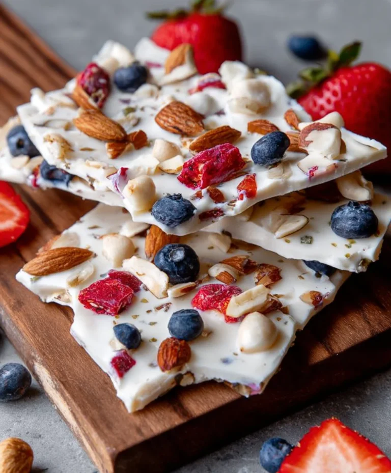 Easy Frozen Yogurt Bark Recipe-Healthy Snack Idea