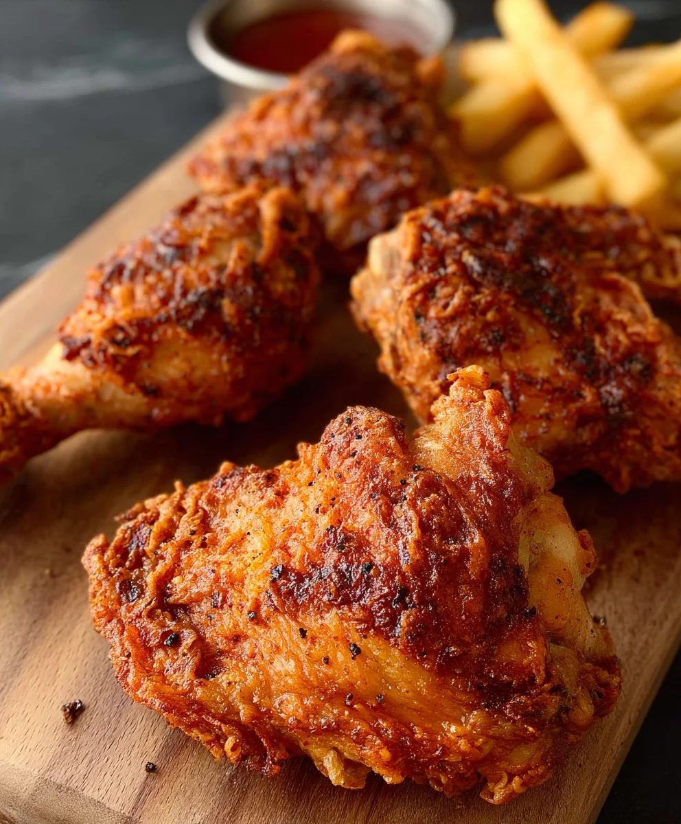 Crispy Juicy Fried Chicken Recipe