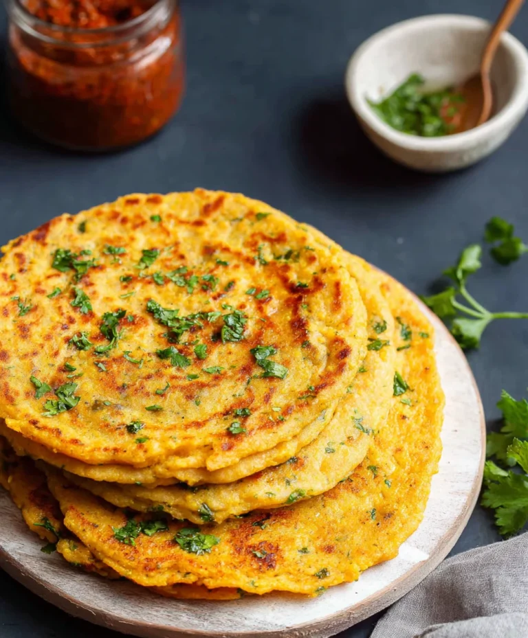 Masoor Dal Chilla Easy Savory Red Lentil Pancakes