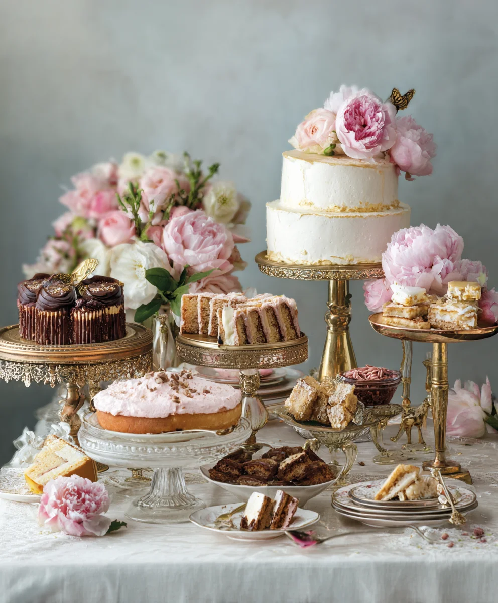 Vintage Wedding Dessert Table Ideas-Sweet Delights