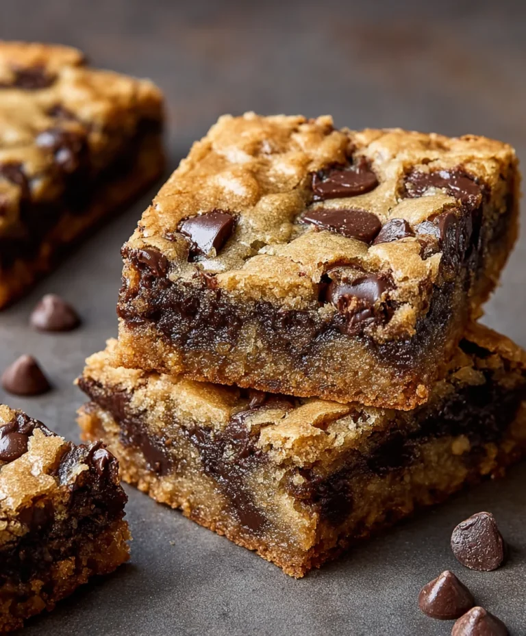 Easy Banana Chocolate Chip Cookie Bars Recipe