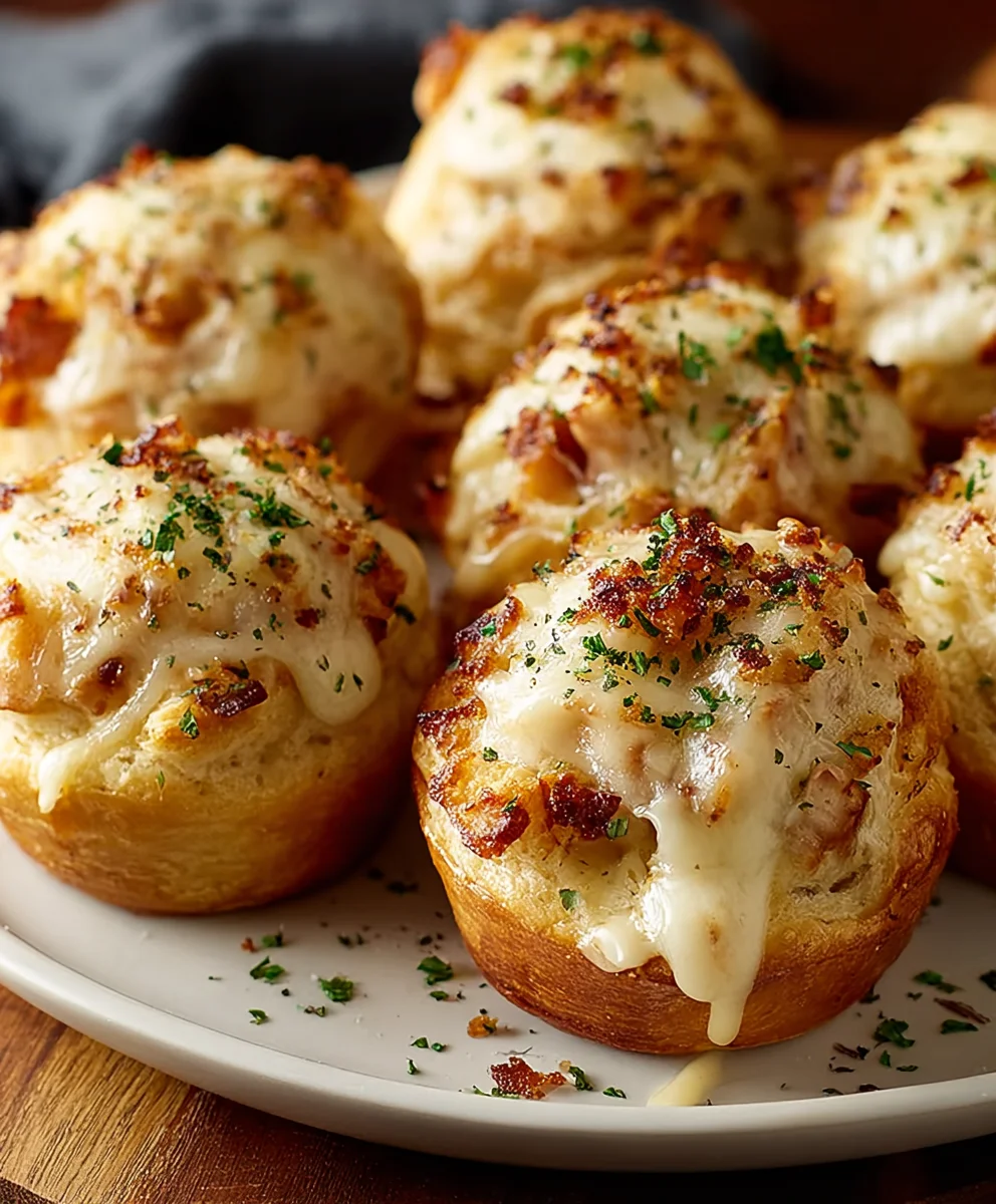 Chicken Alfredo Crazy Puffs-Easy Copycat Recipe