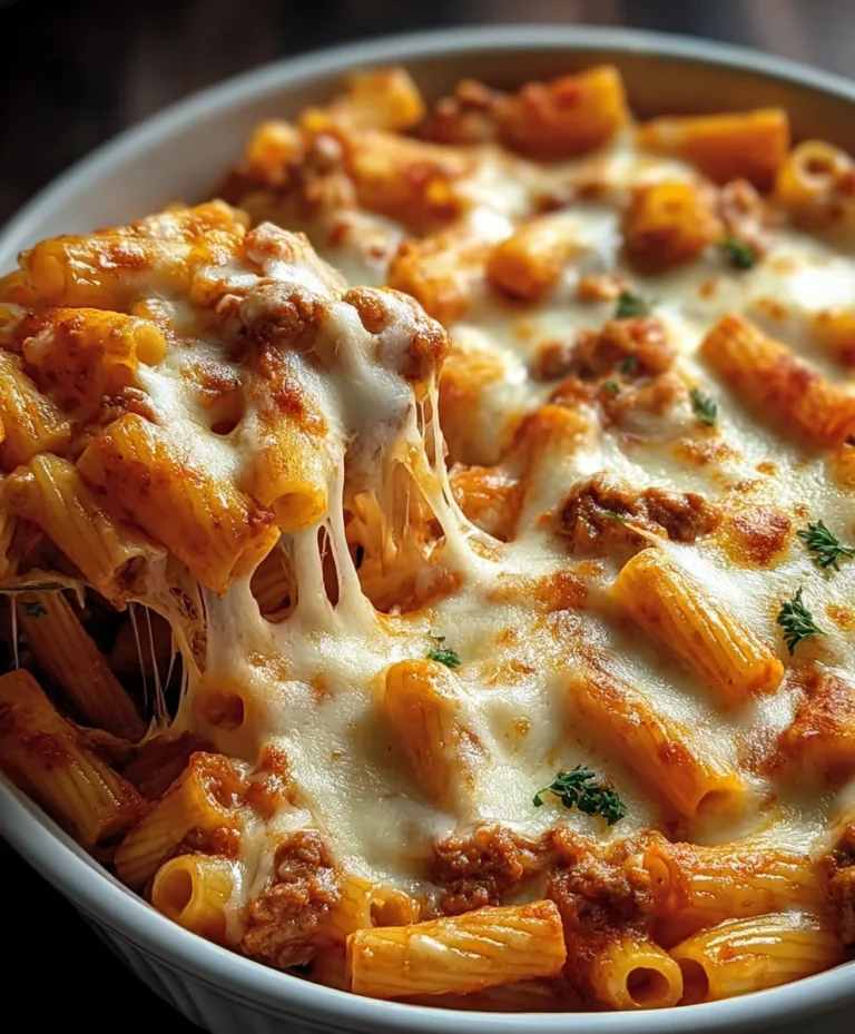 Ultimate Creamy Cheesy Baked Ziti Recipe