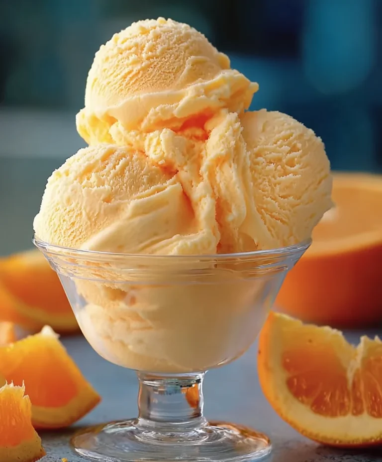 Orange Crush Sherbet Recipe- Easy Homemade Treat