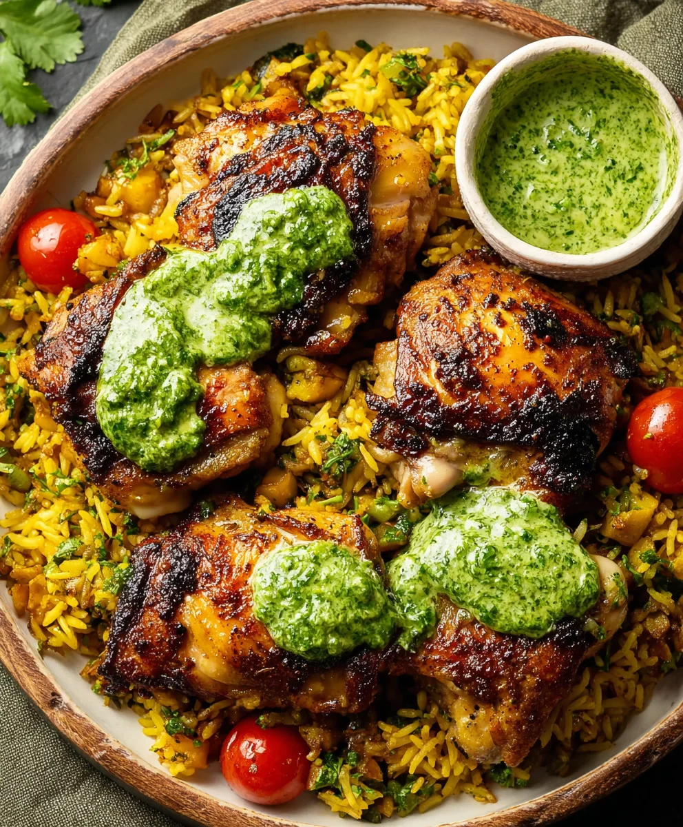 Peruvian Beef and Rice Green Sauce-Flavorful Dish