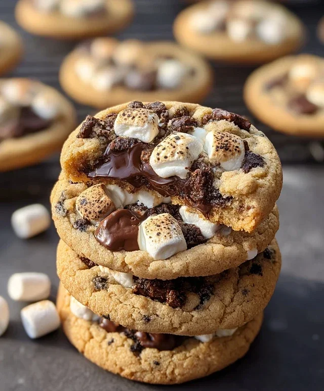 S'mores Cookies and Cream Cookies