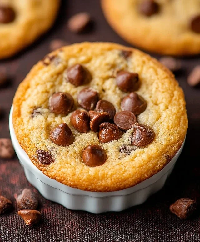 Microwave Chocolate Chip Cookie