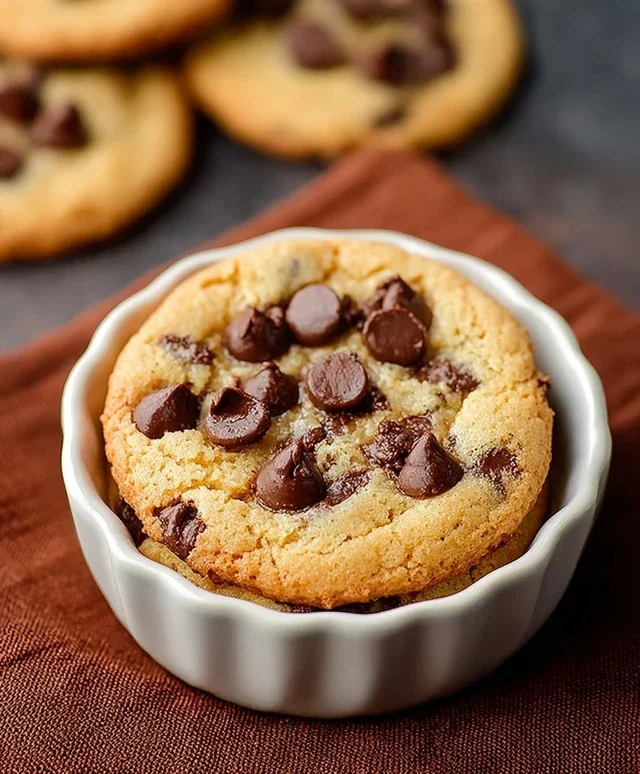 Microwave Chocolate Chip Cookie