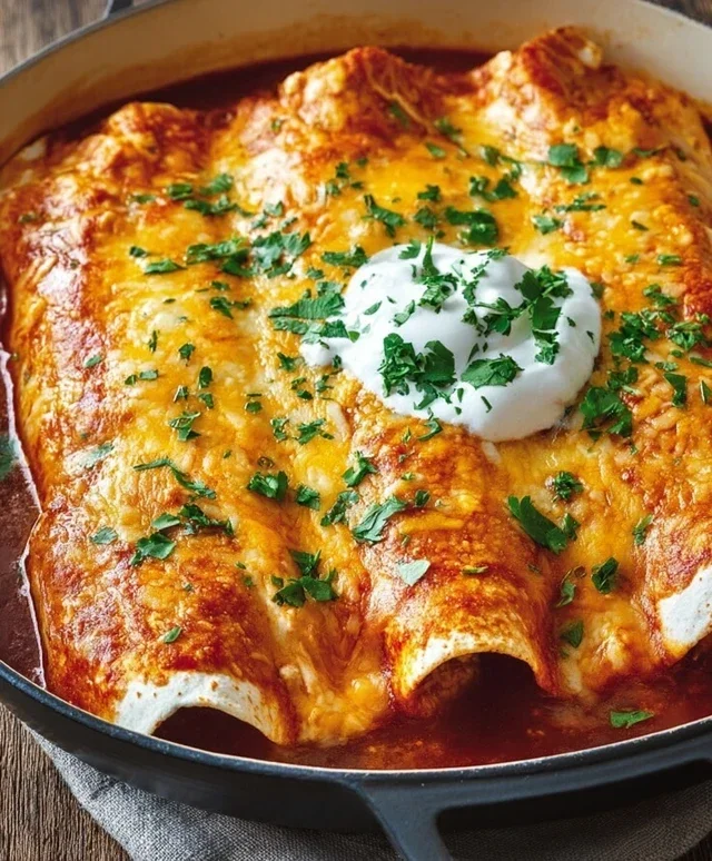 Delicious Chicken Enchiladas