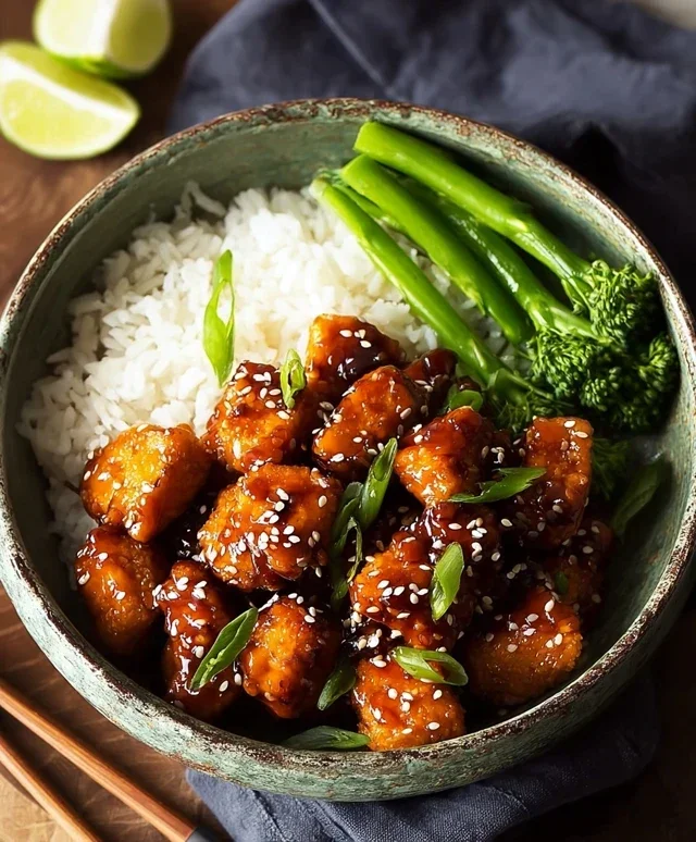 Healthy Sesame Chicken Dish