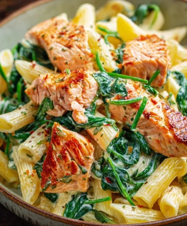 Salmon Spinach Pasta Dish: A Delicious and Nutritious Recipe to Try Today