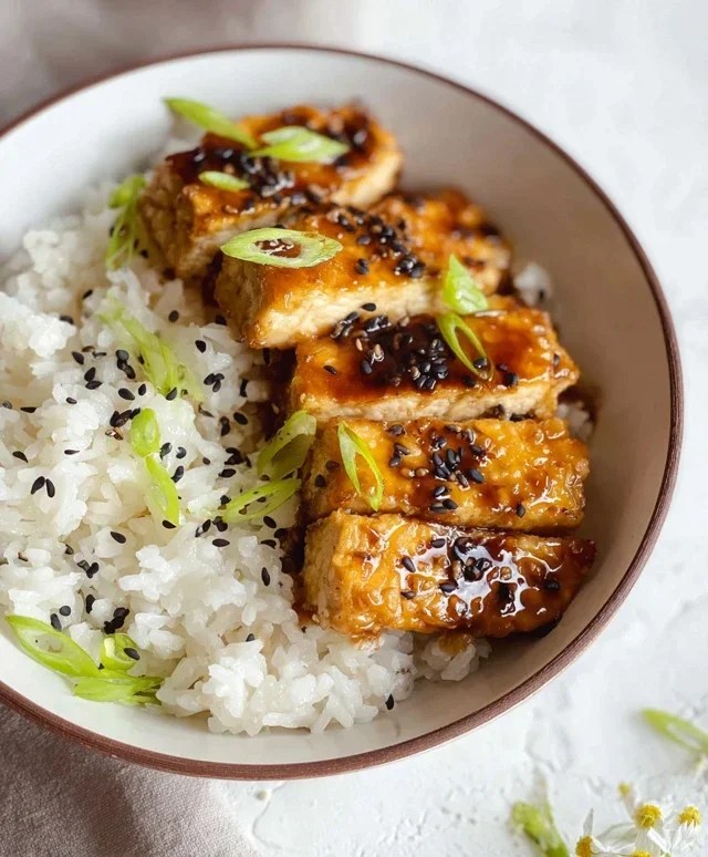 Honey Garlic Tofu