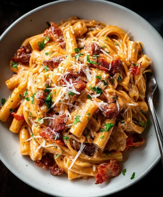 Beef Beef Bacon Pasta