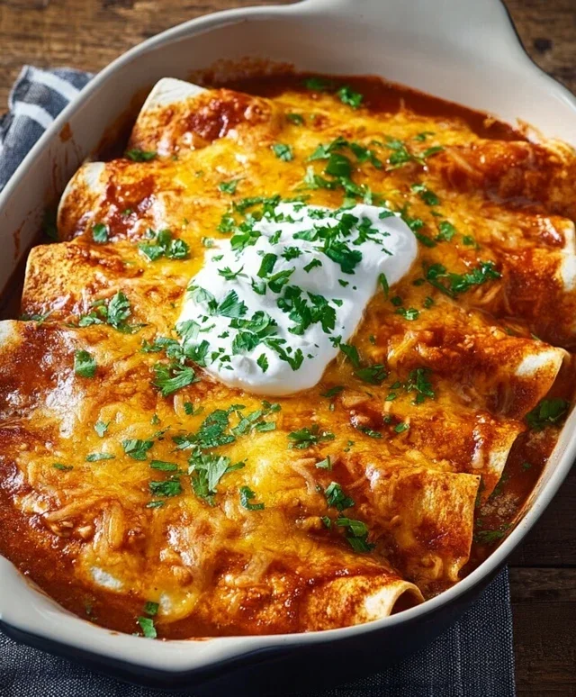 Delicious Chicken Enchiladas