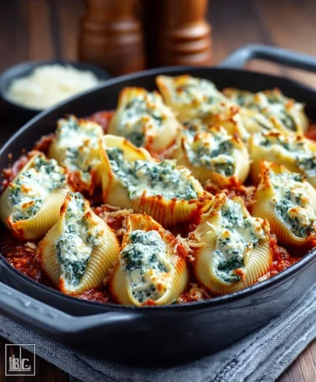 Spinach and Ricotta Stuffed Shells Recipe