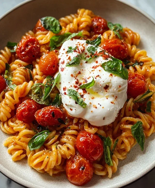 Burst Tomato Burrata Pasta
