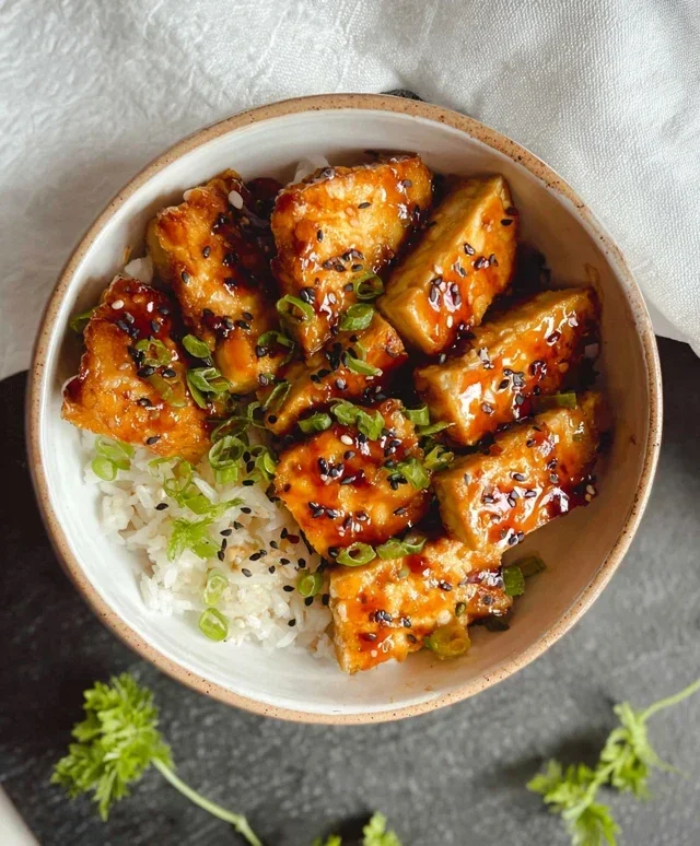 Honey Garlic Tofu