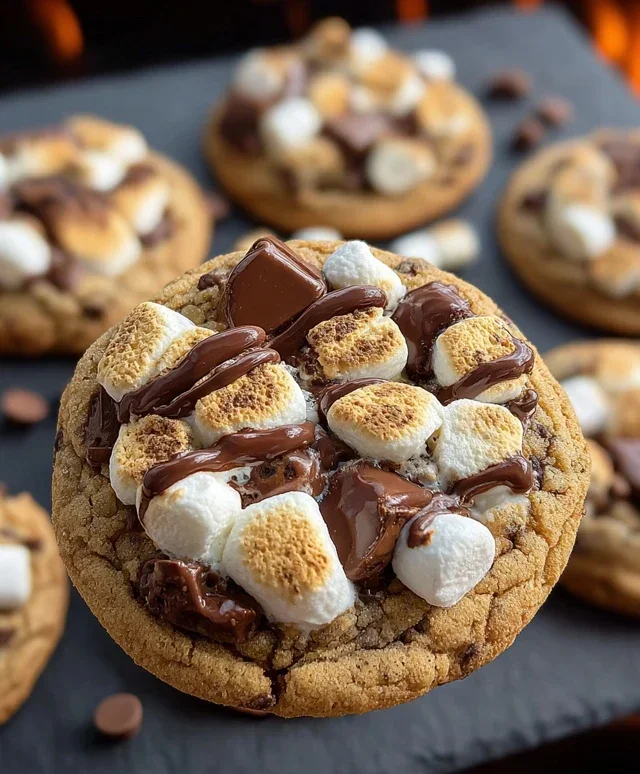 S'mores Cookies and Cream Cookies