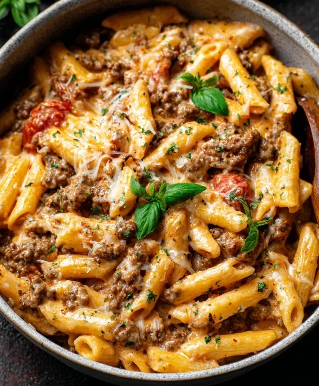 Creamy Beef Pasta