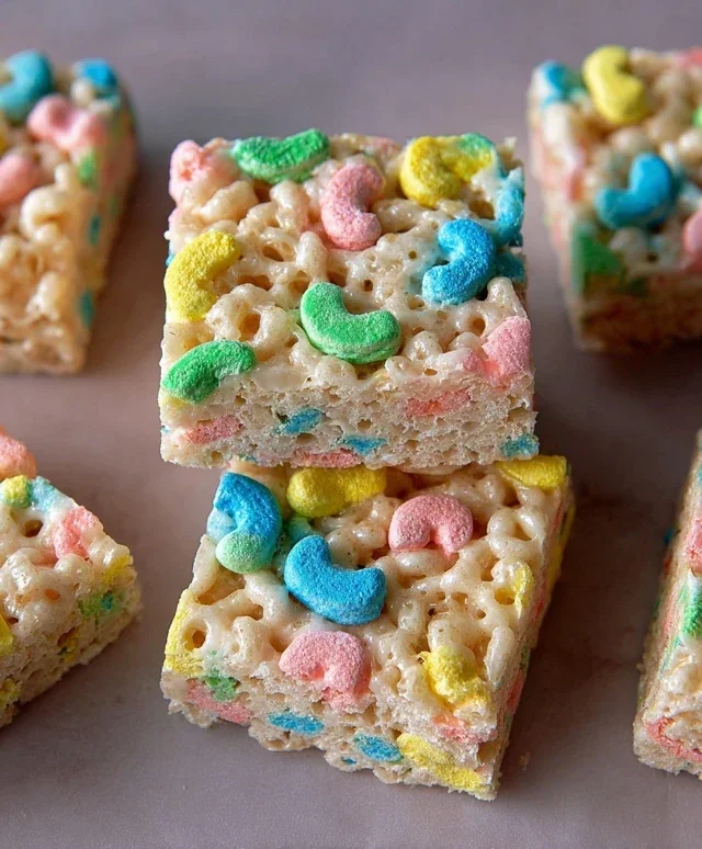 Lucky Charms Rice Krispie Treats