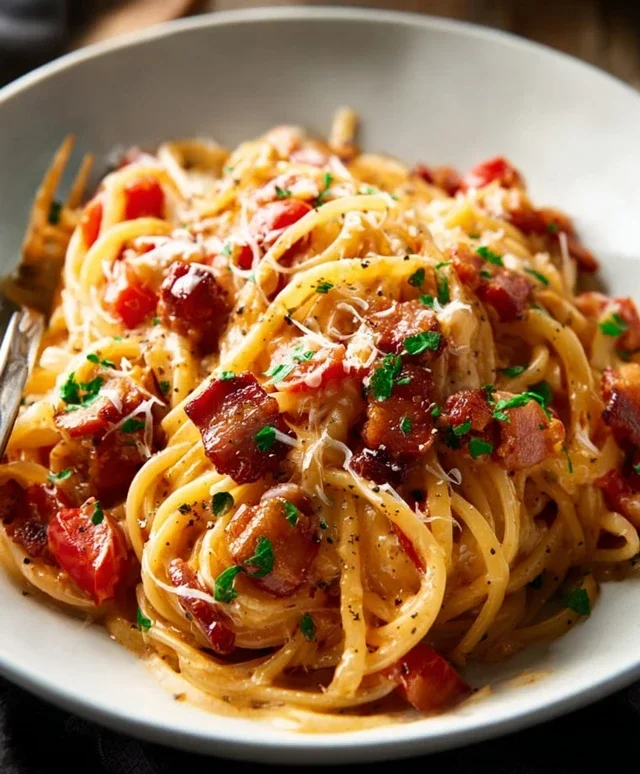 Beef Beef Bacon Pasta
