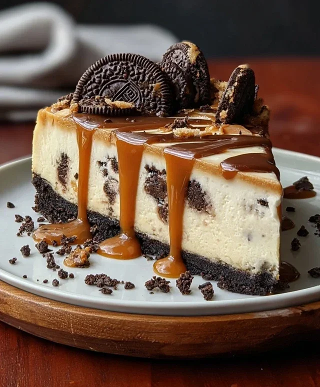 Oreo & Caramel Cheesecake