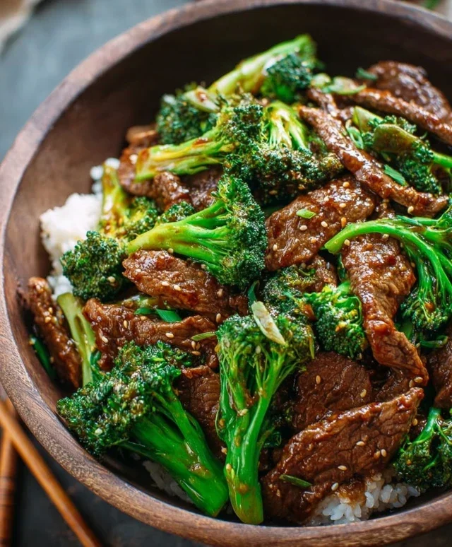 Chinese Beef and Broccoli (牛肉炒西兰花)
